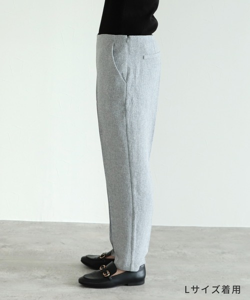 reca（レカ）の「ツイードテーパードパンツ（その他パンツ・レディース・ライトグレー/アイボリー/ブラック・M/L）」の14枚目の写真