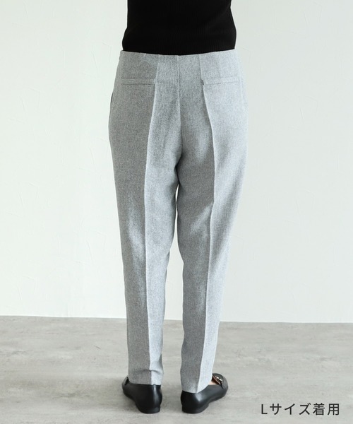 reca（レカ）の「ツイードテーパードパンツ（その他パンツ・レディース・ライトグレー/アイボリー/ブラック・M/L）」の11枚目の写真