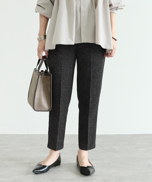 reca（レカ）の「ツイードテーパードパンツ（その他パンツ・レディース・ライトグレー/アイボリー/ブラック・M/L）」の9枚目の写真