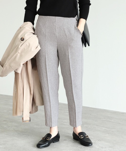 reca（レカ）の「ツイードテーパードパンツ（その他パンツ・レディース・ライトグレー/アイボリー/ブラック・M/L）」の5枚目の写真