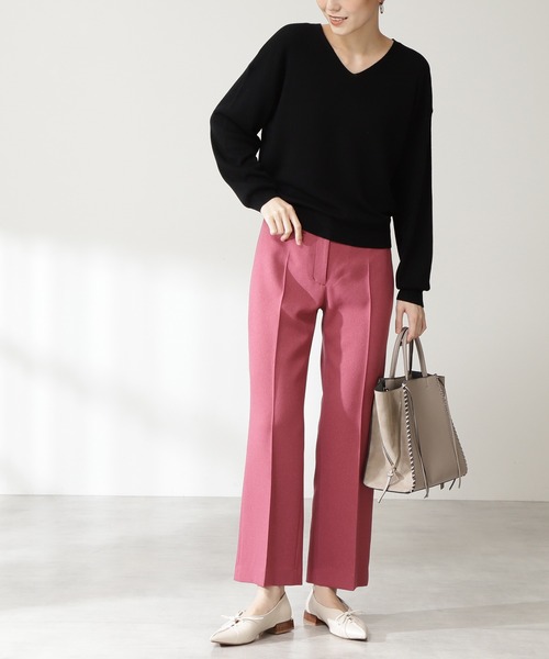 N.（N. Natural Beauty Basic）（エヌエヌナチュラルビューティーベーシック）の「◆フロントポケットストレートパンツ（その他パンツ・レディース・ブラック/ピンク/ブルー/グリーン・MEDIUM）」の4枚目の写真