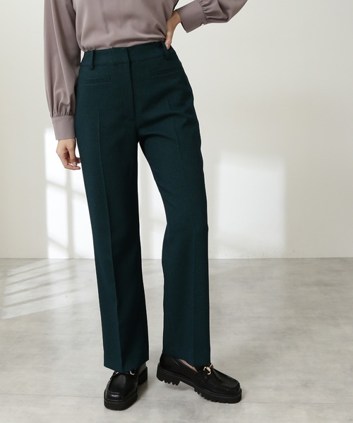 N.（N. Natural Beauty Basic）（エヌエヌナチュラルビューティーベーシック）の「◆フロントポケットストレートパンツ（その他パンツ・レディース・ブラック/ピンク/ブルー/グリーン・MEDIUM）」の3枚目の写真