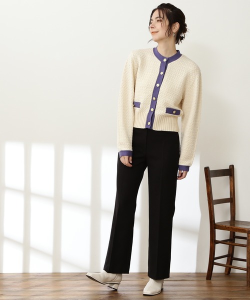 N.（N. Natural Beauty Basic）（エヌエヌナチュラルビューティーベーシック）の「◆フロントポケットストレートパンツ（その他パンツ・レディース・ブラック/ピンク/ブルー/グリーン・MEDIUM）」の10枚目の写真