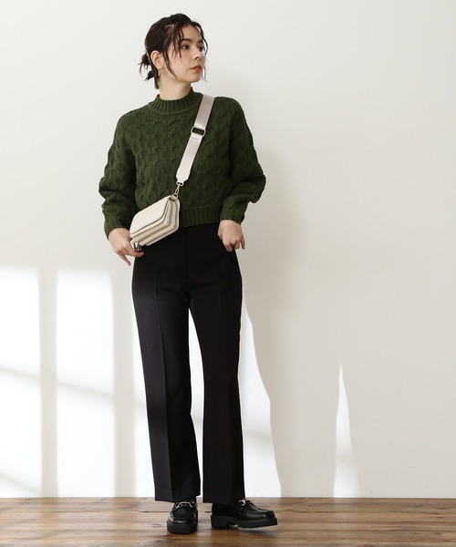 N.（N. Natural Beauty Basic）（エヌエヌナチュラルビューティーベーシック）の「◆フロントポケットストレートパンツ（その他パンツ・レディース・ブラック/ピンク/ブルー/グリーン・MEDIUM）」の13枚目の写真