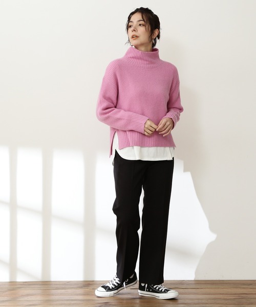 N.（N. Natural Beauty Basic）（エヌエヌナチュラルビューティーベーシック）の「◆フロントポケットストレートパンツ（その他パンツ・レディース・ブラック/ピンク/ブルー/グリーン・MEDIUM）」の19枚目の写真