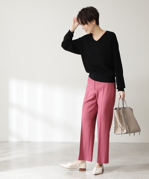 N.（N. Natural Beauty Basic）（エヌエヌナチュラルビューティーベーシック）の「◆フロントポケットストレートパンツ（その他パンツ・レディース・ブラック/ピンク/ブルー/グリーン・MEDIUM）」の16枚目の写真