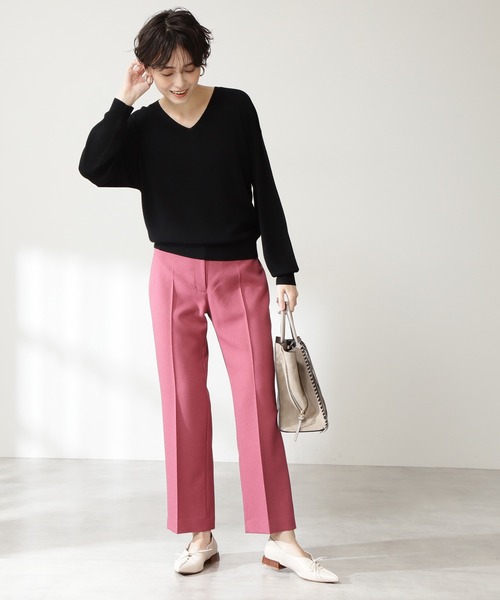 N.（N. Natural Beauty Basic）（エヌエヌナチュラルビューティーベーシック）の「◆フロントポケットストレートパンツ（その他パンツ・レディース・ブラック/ピンク/ブルー/グリーン・MEDIUM）」の18枚目の写真