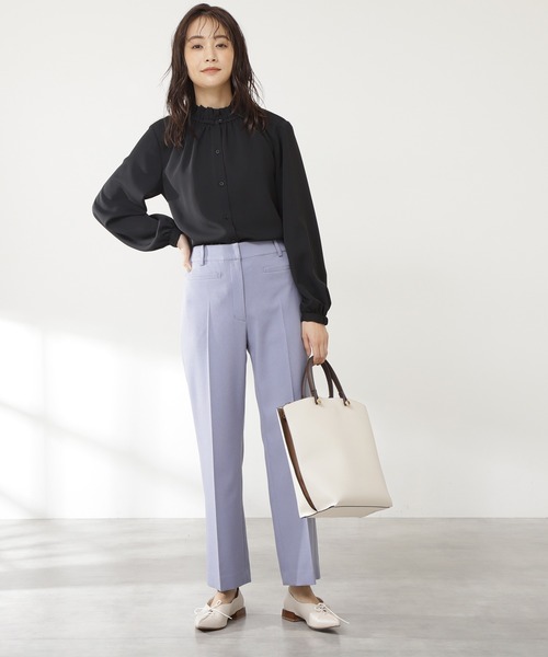 N.（N. Natural Beauty Basic）（エヌエヌナチュラルビューティーベーシック）の「◆フロントポケットストレートパンツ（その他パンツ・レディース・ブラック/ピンク/ブルー/グリーン・MEDIUM）」の14枚目の写真