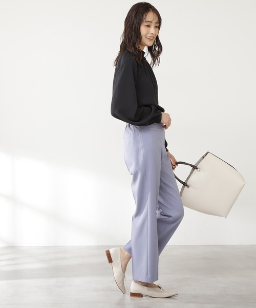 N.（N. Natural Beauty Basic）（エヌエヌナチュラルビューティーベーシック）の「◆フロントポケットストレートパンツ（その他パンツ・レディース・ブラック/ピンク/ブルー/グリーン・MEDIUM）」の20枚目の写真