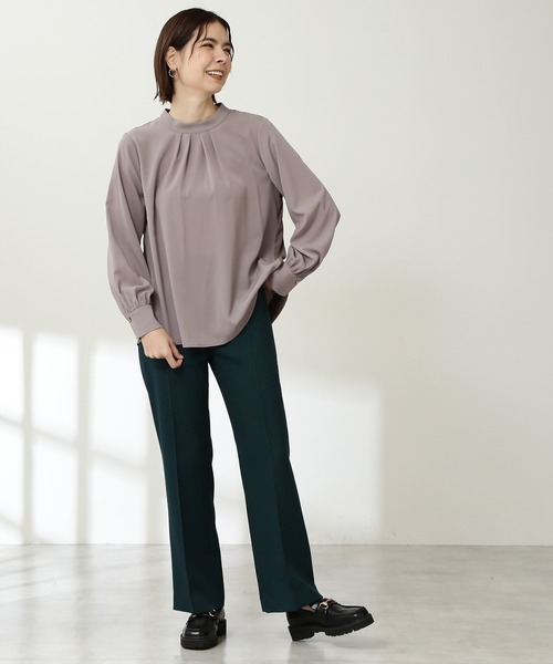 N.（N. Natural Beauty Basic）（エヌエヌナチュラルビューティーベーシック）の「◆フロントポケットストレートパンツ（その他パンツ・レディース・ブラック/ピンク/ブルー/グリーン・MEDIUM）」の21枚目の写真