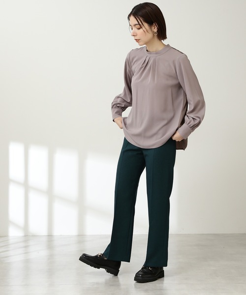 N.（N. Natural Beauty Basic）（エヌエヌナチュラルビューティーベーシック）の「◆フロントポケットストレートパンツ（その他パンツ・レディース・ブラック/ピンク/ブルー/グリーン・MEDIUM）」の8枚目の写真