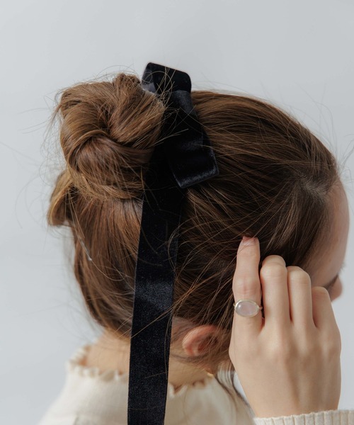 flower（フラワー）の「クラシックリボンピン（ヘアピン・レディース・ブラック/ピンク/ブラウン/グレー・FREE）」の17枚目の写真