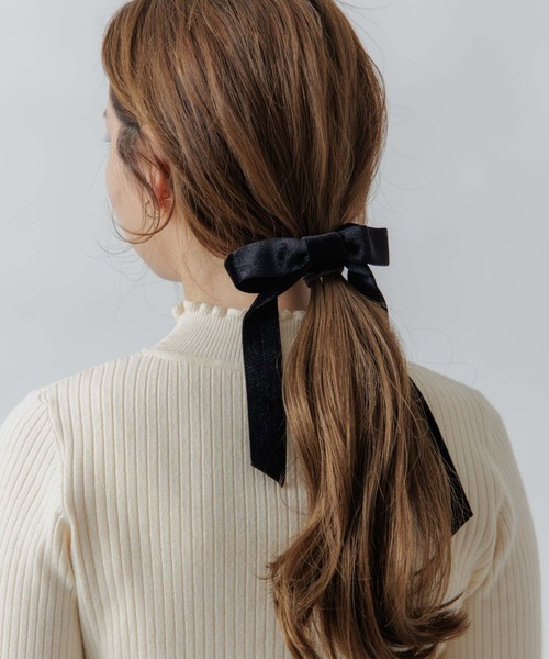 flower（フラワー）の「クラシックリボンピン（ヘアピン・レディース・ブラック/ピンク/ブラウン/グレー・FREE）」の16枚目の写真
