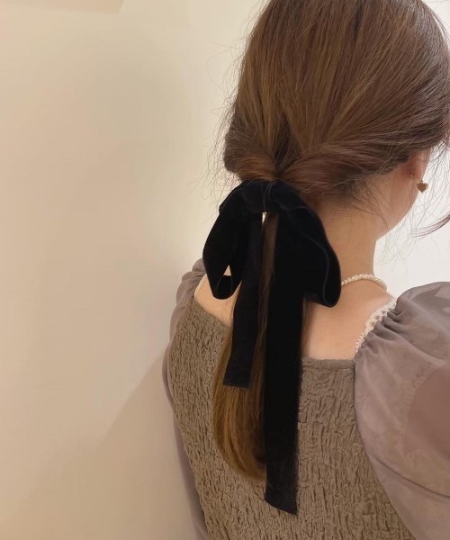 flower（フラワー）の「クラシックリボンピン（ヘアピン・レディース・ブラック/ピンク/ブラウン/グレー・FREE）」の21枚目の写真