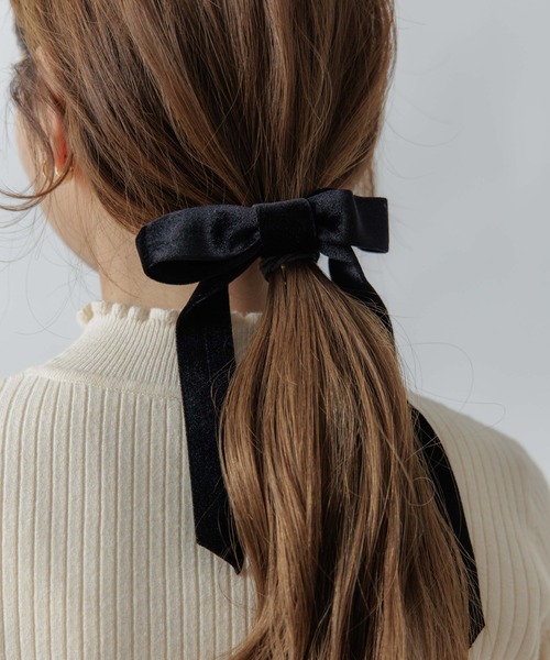 flower（フラワー）の「クラシックリボンピン（ヘアピン・レディース・ブラック/ピンク/ブラウン/グレー・FREE）」の22枚目の写真