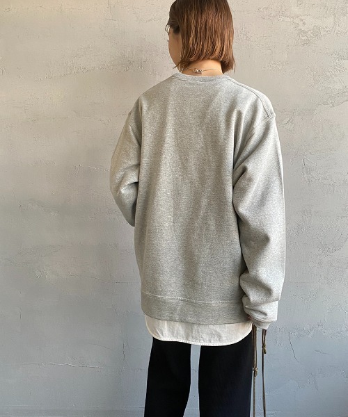 CHUMS（チャムス）の「[CHUMS/チャムス] CHUMS ロゴプリント クルーネックスウェット（スウェット・レディース・ブラック/グレー/ナチュラル・M/L/XL）」の14枚目の写真