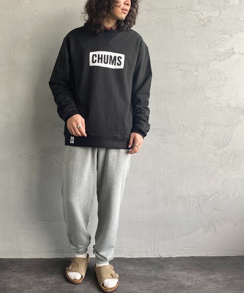 セール】[CHUMS/チャムス] CHUMS ロゴプリント クルーネック