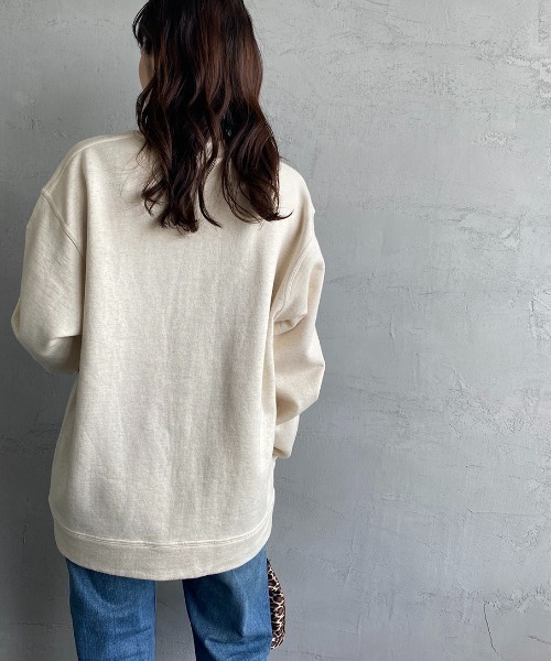 CHUMS（チャムス）の「[CHUMS/チャムス] CHUMS ロゴプリント クルーネックスウェット（スウェット・レディース・ブラック/グレー/ナチュラル・M/L/XL）」の22枚目の写真