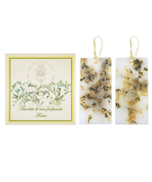 Santa Maria Novella(サンタ・マリア・ノヴェッラ)の「SANTA MARIA NOVELLA サンタ マリア ノヴェッラ タボレッタ ワックスサシェ 1箱2枚入り ポプリ フリージア(ルームフレグランス/お香・レディース・その他・FREE)」の1枚目の写真