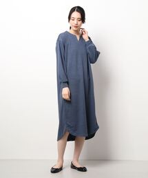 earth music&ecology | キーネックカットワンピース ＊(ワンピース)