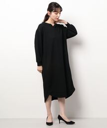 earth music&ecology | キーネックカットワンピース ＊(ワンピース)