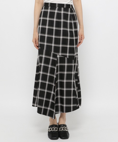 PAGEBOY（ページボーイ）の「チェックマーメイドスカート（スカート・レディース・ブラウン/ブラック・FREE）」の8枚目の写真