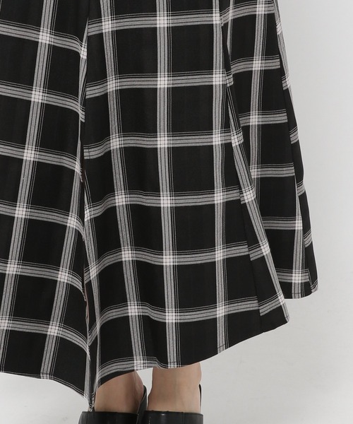 PAGEBOY（ページボーイ）の「チェックマーメイドスカート（スカート・レディース・ブラウン/ブラック・FREE）」の4枚目の写真