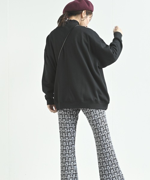 rps(アールピーエス)の「裏起毛ハイネックプルオーバー(スウェット・レディース・ブラック/モカ/ライトベージュ/グレイッシュブルー・M)」の17枚目の写真