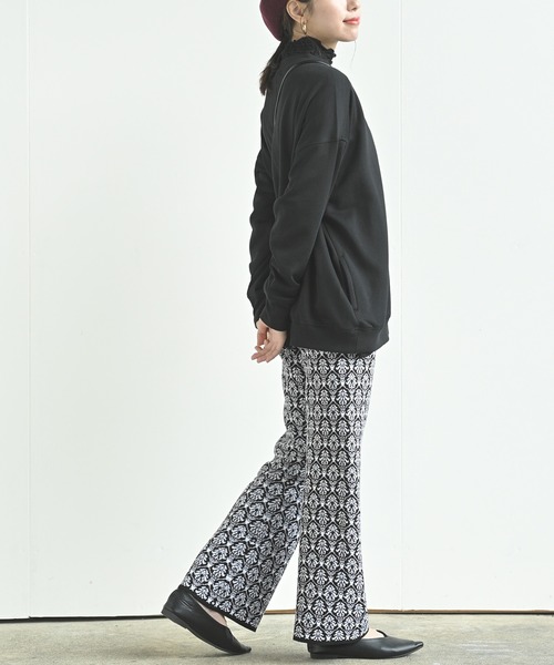 rps(アールピーエス)の「裏起毛ハイネックプルオーバー(スウェット・レディース・ブラック/モカ/ライトベージュ/グレイッシュブルー・M)」の5枚目の写真