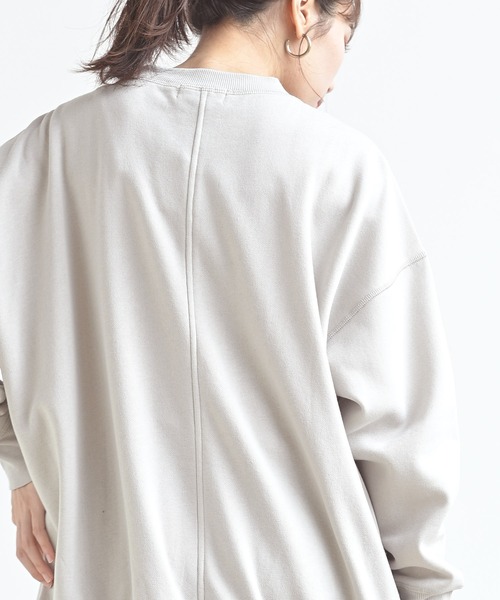 rps(アールピーエス)の「裏起毛ハイネックプルオーバー(スウェット・レディース・ブラック/モカ/ライトベージュ/グレイッシュブルー・M)」の10枚目の写真