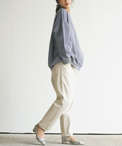 rps(アールピーエス)の「裏起毛ハイネックプルオーバー(スウェット・レディース・ブラック/モカ/ライトベージュ/グレイッシュブルー・M)」の19枚目の写真