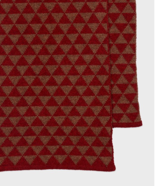 Paul Smith COLLECTION（ポールスミスコレクション）の「ジオメトリックニット マフラー / 214556 FS（マフラー・メンズ・ブラック系その他/レッド系その他・FREE）」の12枚目の写真