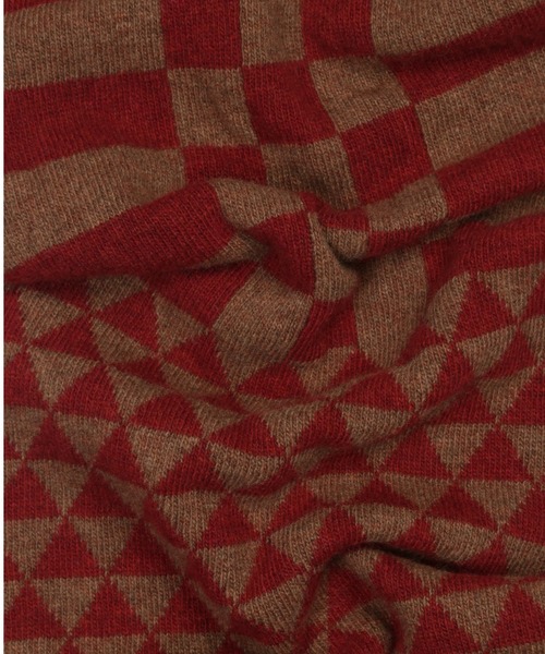 Paul Smith COLLECTION（ポールスミスコレクション）の「ジオメトリックニット マフラー / 214556 FS（マフラー・メンズ・ブラック系その他/レッド系その他・FREE）」の10枚目の写真