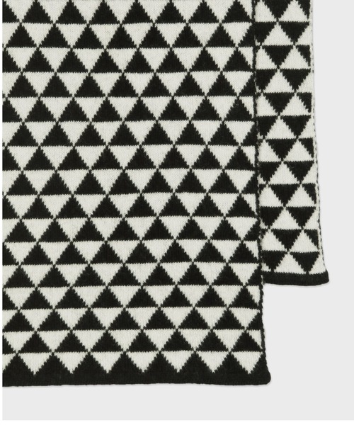 Paul Smith COLLECTION（ポールスミスコレクション）の「ジオメトリックニット マフラー / 214556 FS（マフラー・メンズ・ブラック系その他/レッド系その他・FREE）」の15枚目の写真