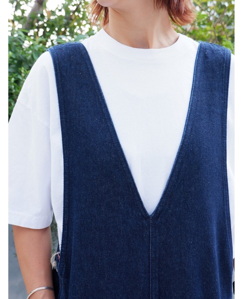 MANASTASH(マナスタッシュ)の「MANASTASH/マナスタッシュ W's CHILLIWACK OVERALLS ウィメンズ チリワックオーバーオール(サロペット/オーバーオール・レディース・ブラック/インディゴブルー/ナチュラル・MEDIUM)」の11枚目の写真