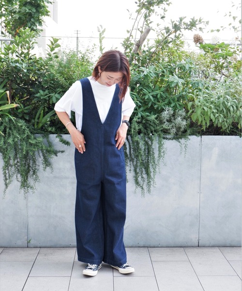 MANASTASH(マナスタッシュ)の「MANASTASH/マナスタッシュ W's CHILLIWACK OVERALLS ウィメンズ チリワックオーバーオール(サロペット/オーバーオール・レディース・ブラック/インディゴブルー/ナチュラル・MEDIUM)」の8枚目の写真