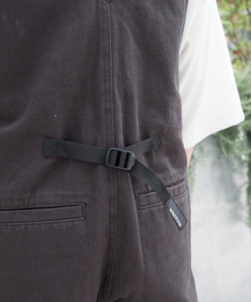 MANASTASH(マナスタッシュ)の「MANASTASH/マナスタッシュ W's CHILLIWACK OVERALLS ウィメンズ チリワックオーバーオール(サロペット/オーバーオール・レディース・ブラック/インディゴブルー/ナチュラル・MEDIUM)」の9枚目の写真