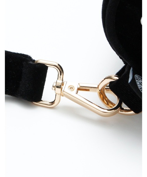 Little sunny bite(リトルサニーバイト)の「《Little Sunny Bite》Mini velours flower bag(ハンドバッグ・レディース・ブラック/イエロー/グリーン・FREE)」の11枚目の写真