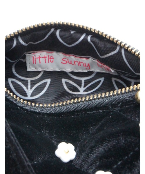 Little sunny bite(リトルサニーバイト)の「《Little Sunny Bite》Mini velours flower bag(ハンドバッグ・レディース・ブラック/イエロー/グリーン・FREE)」の13枚目の写真