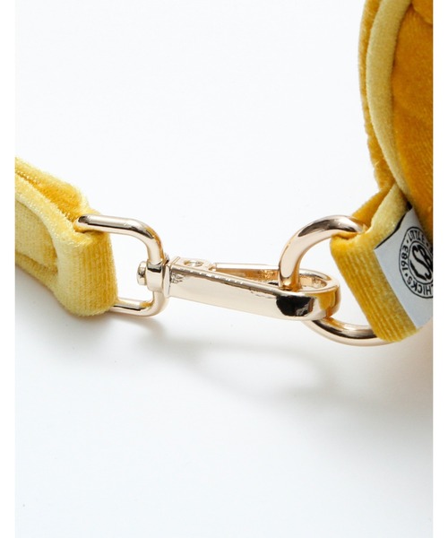 Little sunny bite(リトルサニーバイト)の「《Little Sunny Bite》Mini velours flower bag(ハンドバッグ・レディース・ブラック/イエロー/グリーン・FREE)」の21枚目の写真