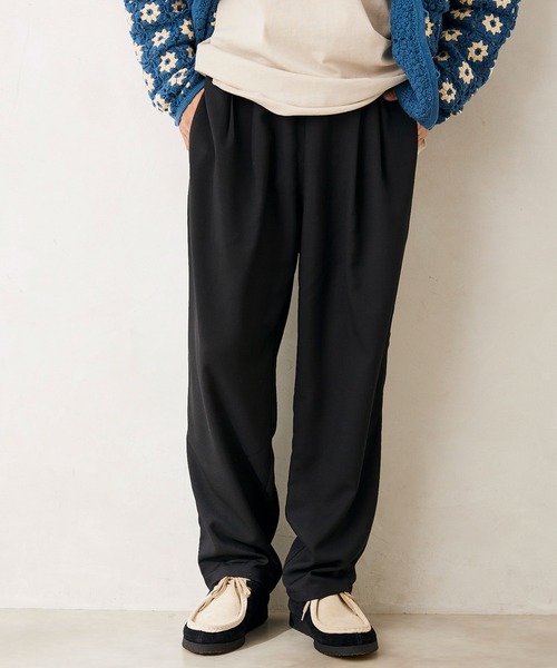 JOURNAL STANDARD relume（ジャーナルスタンダード　レリューム）の「【CALIFORNIA CHEF PANTS】 リラックス ルーズスラックス（その他パンツ・メンズ・ブラック/ネイビー/ブラウン/サックスブルー・SMALL/MEDIUM/LARGE）」の8枚目の写真