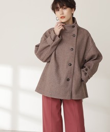 N.(N. Natural Beauty Basic) | ◆テックウールスタンドネックショートコート(その他アウター)