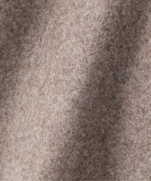 N.（N. Natural Beauty Basic）（エヌエヌナチュラルビューティーベーシック）の「◆テックウールスタンドネックショートコート（その他アウター・レディース・ブラック/ベージュ/モカ・MEDIUM）」の19枚目の写真