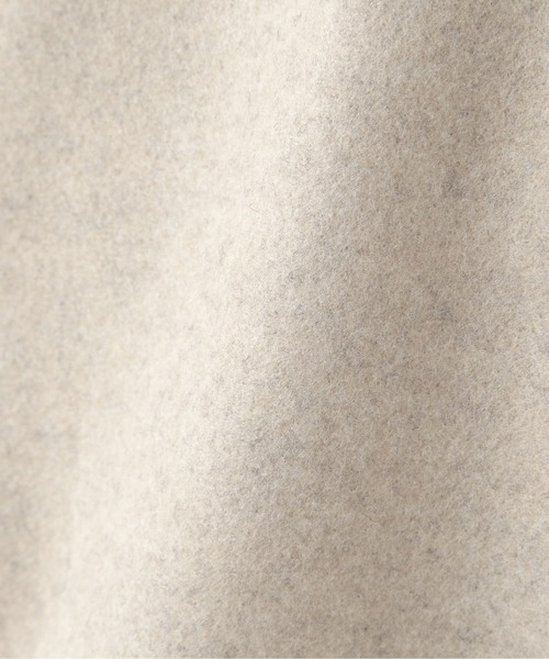 N.（N. Natural Beauty Basic）（エヌエヌナチュラルビューティーベーシック）の「◆テックウールスタンドネックショートコート（その他アウター・レディース・ブラック/ベージュ/モカ・MEDIUM）」の21枚目の写真