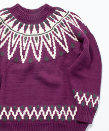 NOLLEY'S goodman | 【WORK ABOUT/ワークアバウト】NORGE KNIT 求心ニット ノルディック(ニット/セーター)