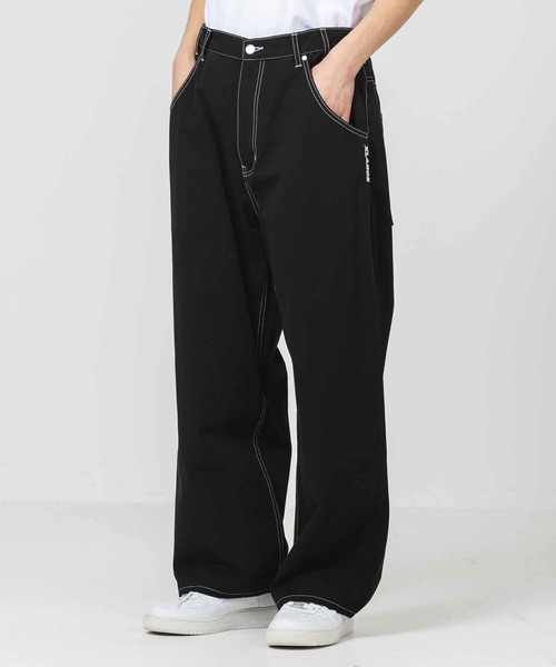 XLARGE（エクストララージ）の「CONTRAST STITCH LEATHER PATCHED