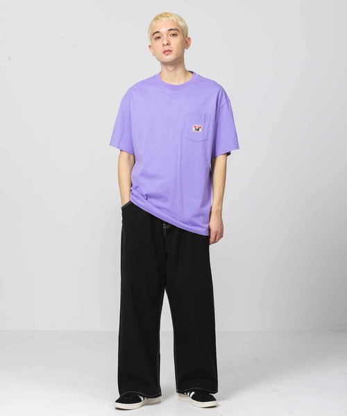 XLARGE（エクストララージ）の「CONTRAST STITCH LEATHER PATCHED PANTS（その他パンツ・メンズ・ブラック/ネイビー/グリーン・32inch/30inch/34inch/36inch）」の14枚目の写真