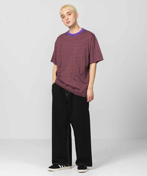 XLARGE（エクストララージ）の「CONTRAST STITCH LEATHER PATCHED PANTS（その他パンツ・メンズ・ブラック/ネイビー/グリーン・32inch/30inch/34inch/36inch）」の18枚目の写真