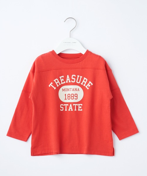 CIAOPANIC TYPY(チャオパニックティピー)の「【KIDS】ベースボールカレッジTEE(Tシャツ/カットソー・キッズ・ネイビー/レッド/グリーン/アイボリー・SMALL/MEDIUM/LARGE/X-LARGE/XX-LARGE)」の13枚目の写真