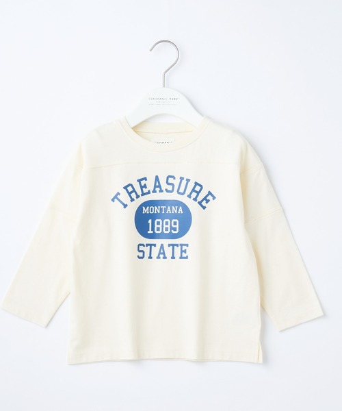CIAOPANIC TYPY(チャオパニックティピー)の「【KIDS】ベースボールカレッジTEE(Tシャツ/カットソー・キッズ・ネイビー/レッド/グリーン/アイボリー・SMALL/MEDIUM/LARGE/X-LARGE/XX-LARGE)」の15枚目の写真